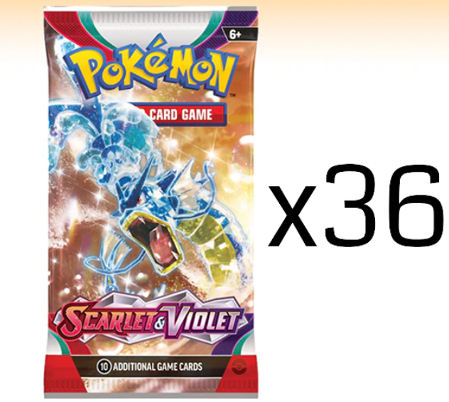 Scarlet and Violet Booster Box (36 packs) (Live Opening)